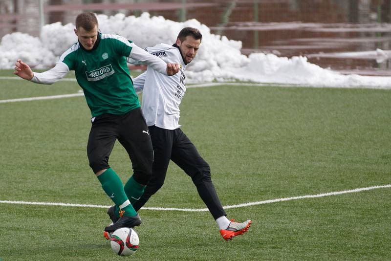Football. Sparing. Rozwoj Katowice - Rekord Bielsko Biala. 20.02.2016