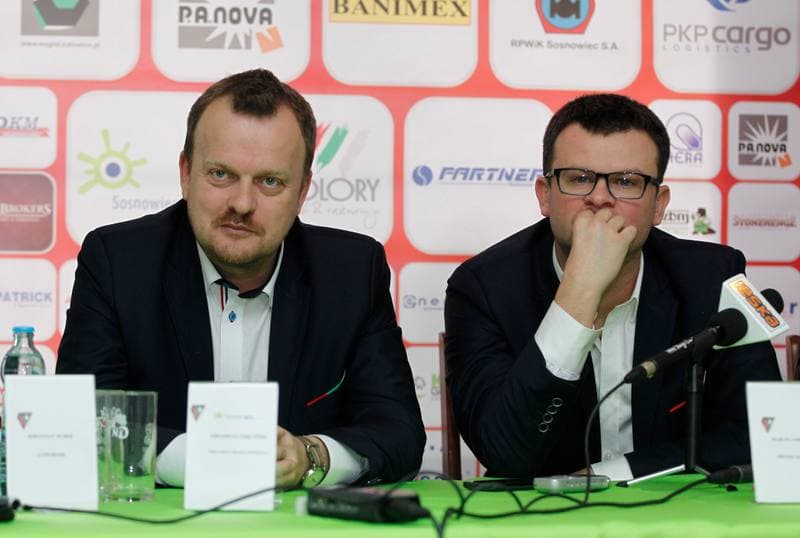 Football. Zaglebie Sosnowiec. Press Conference. 02.03.2016