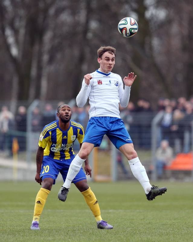 Football. I Liga. MKS Kluczbork - Arka Gdynia. 26.03.2016