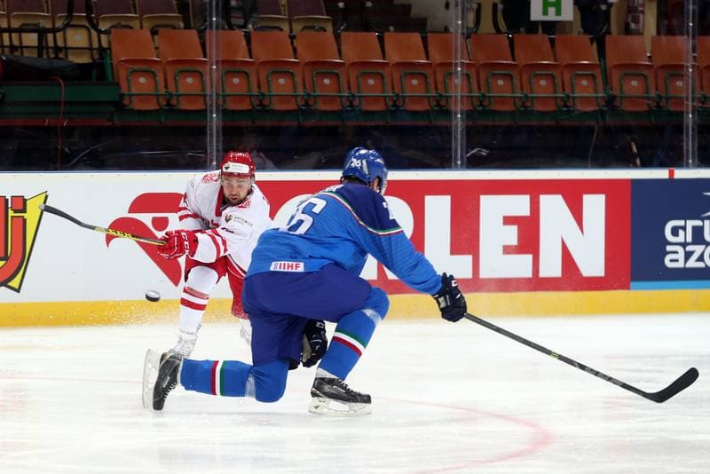 Ice Hockey. World Championship Division 1A. Italy - Poland. 23.04.2016