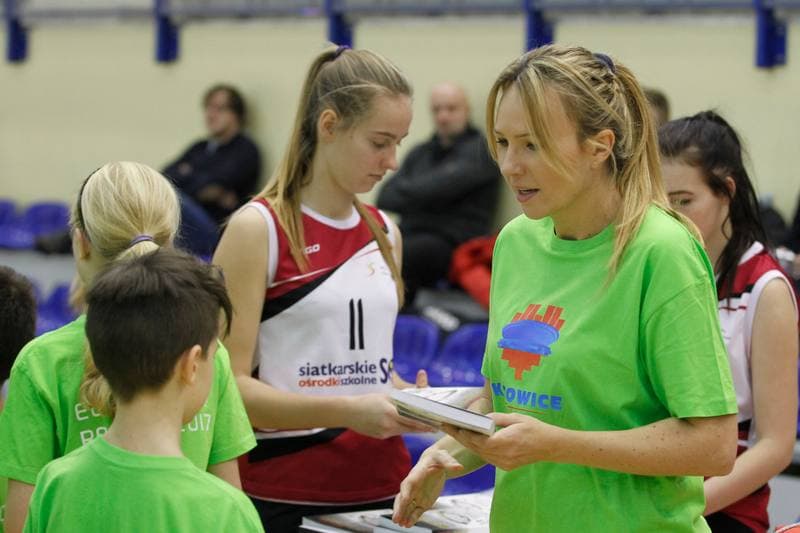 Volleyball. European Championship. Promotional Action. 05.12.2016