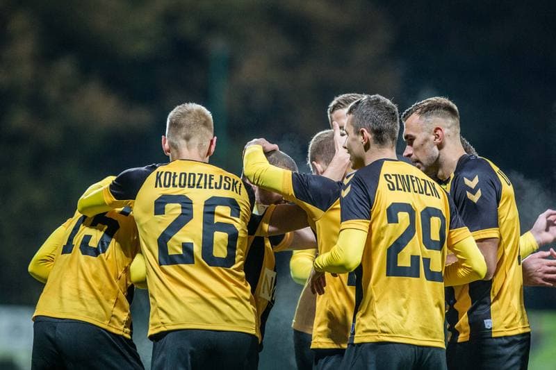 Football. Fortuna I Liga. GKS Katowice - Puszcza Niepolomice. 23.10.2021