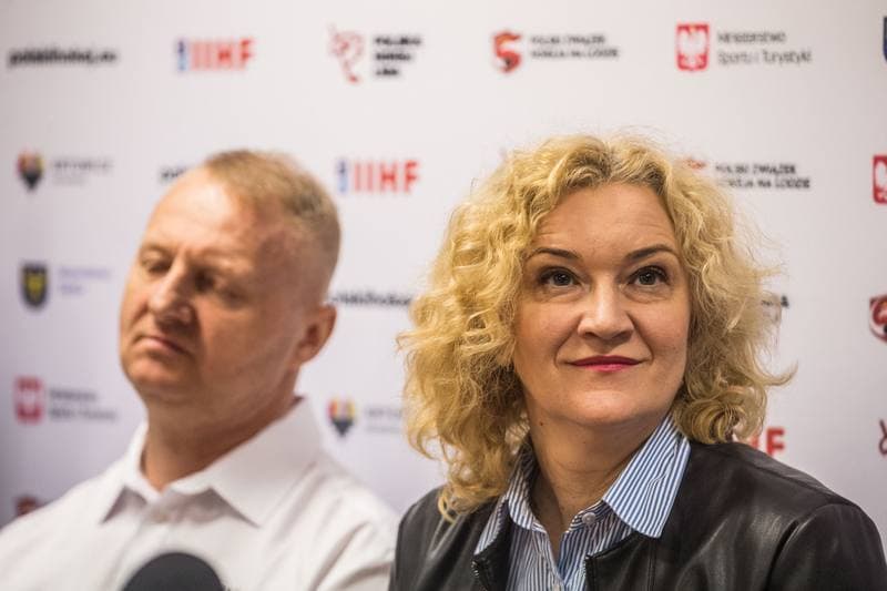 Ice Hockey. Poland national team. Press Conference. 04.04.2022