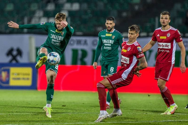 Football. Fortuna Puchar Polski. Zaglebie Sosnowiec - Piast Gliwice. 27.10.2021