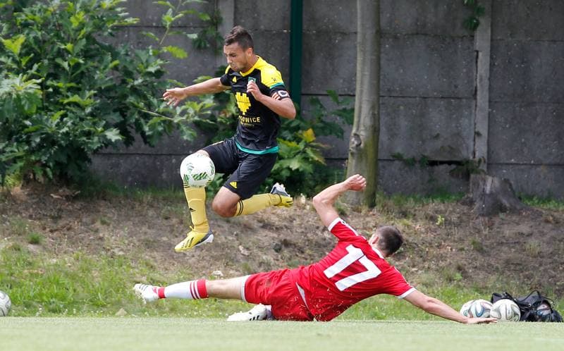 Football. Sparing. GKS Katowice - Sola Oswiecim. 09.07.2016
