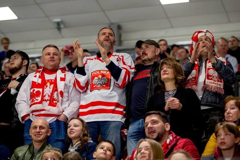 Ice Hockey. World Championship Division 1 Group B. Poland - Japan. 01.05.2022