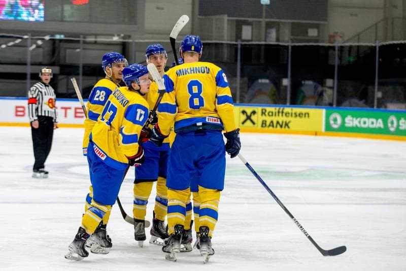 Ice Hockey. World Championship Division 1 Group B. Estonia - Ukraine. 01.05.2022