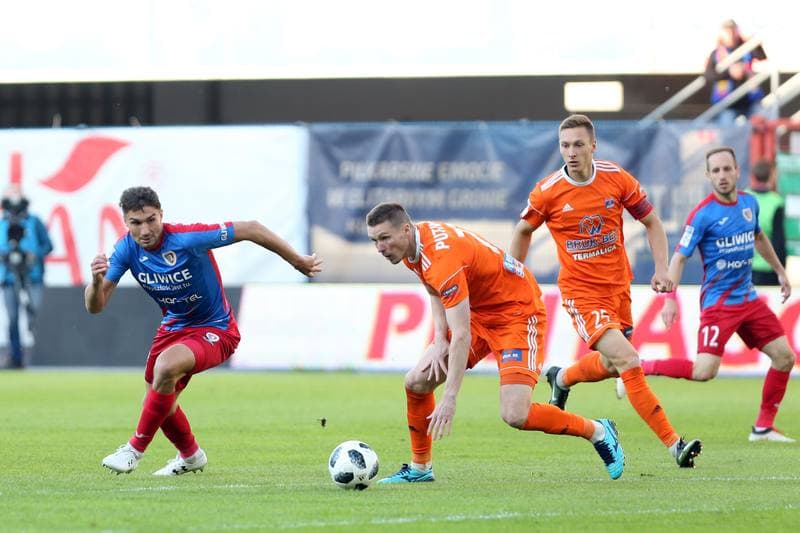 Football. Lotto Ekstraklasa. Piast Gliwice - Bruk-Bet Termalica Nieciecza. 19.05.2018