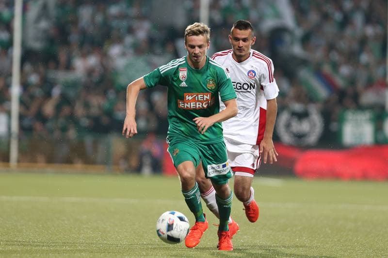 Football. UEFA Europa League. AS Trencin - Rapid Wien. 18.08.2016