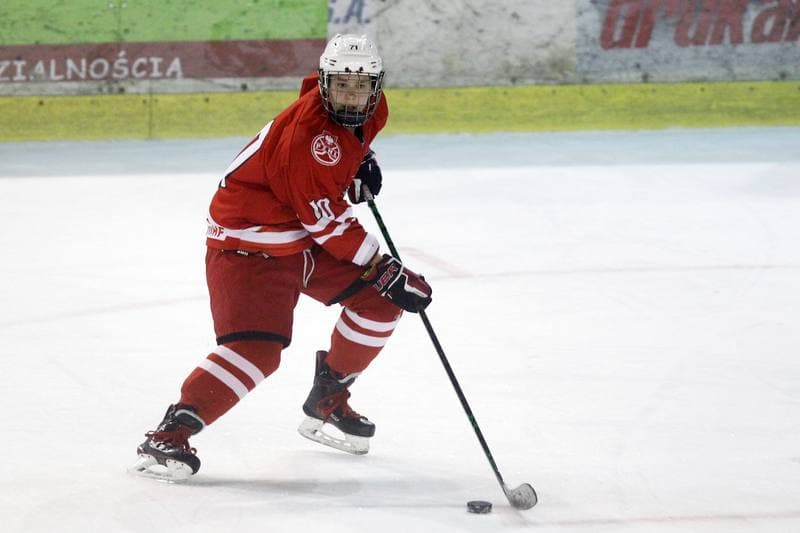 Ice Hockey. Slaska Liga Mlodzikow. UKS Zaglebie Sosnowiec - Reprezentacja Polski Kobiet. 18.10.2018