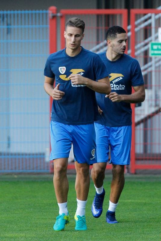 Football. Piast Gliwice. Training. 08.09.2016