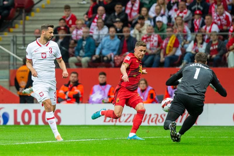 Football. UEFA Nations League. Poland - Belgium. 14.06.2022