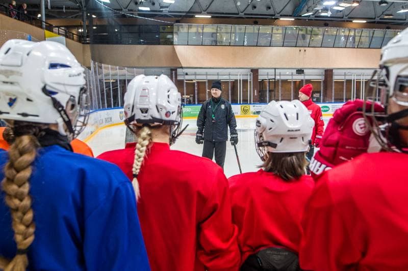 Ice Hockey. Poland national team. Training. 04.01.2022
