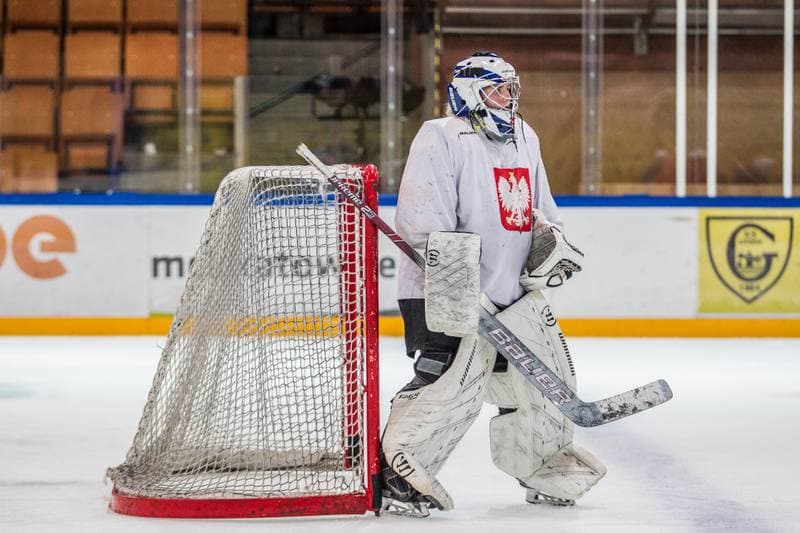 Ice Hockey. Poland national team. Training. 04.01.2022