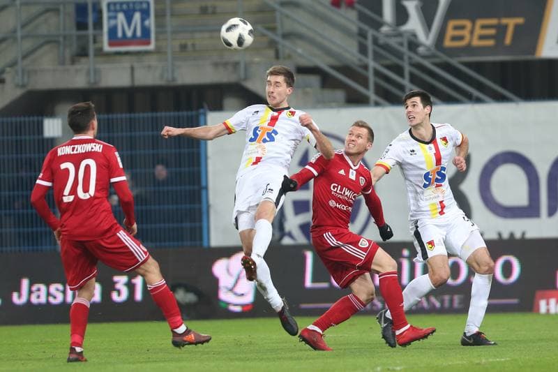 Football. Lotto Ekstraklasa. Piast Gliwice - Jagiellonia Bialystok. 21.12.2018