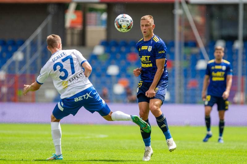 Football. Fortuna I Liga. Podbeskidzie Bielsko-Biala - Arka Gdynia. 17.07.2022