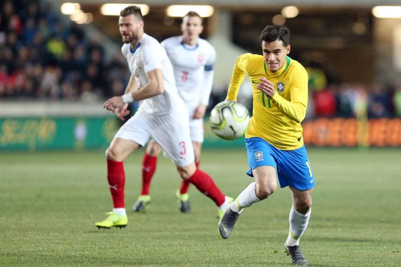 Football. International Friendly. Czech Republic - Brazil. 26.03.2019