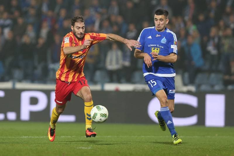 Football. Lotto Ekstraklasa. Ruch Chorzow - Korona Kielce. 24.10.2016