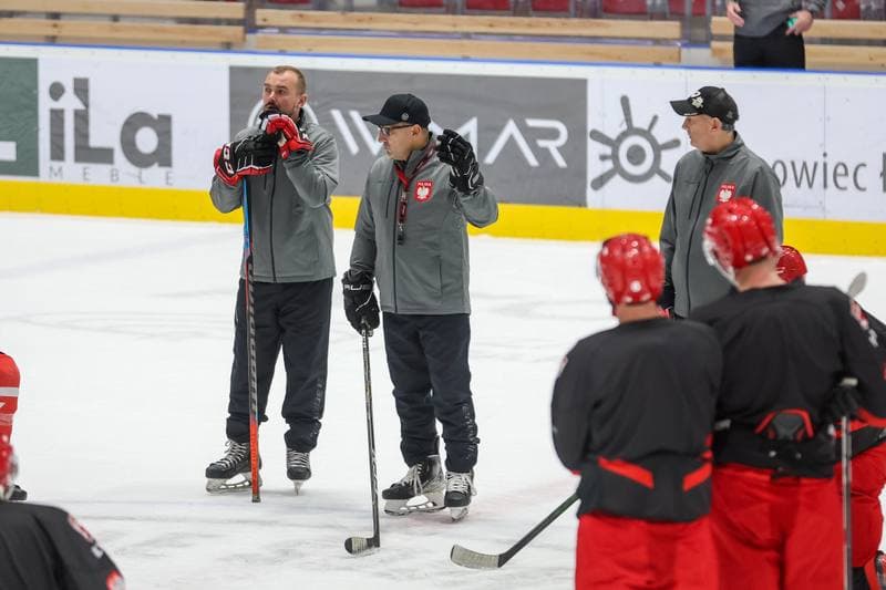 Ice Hockey. Poland national team. Training. 06.11.2023