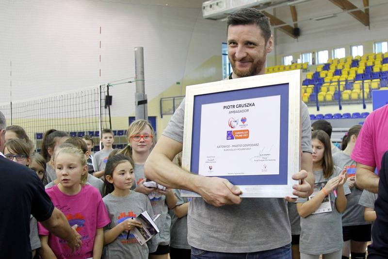Volleyball. European Championship. Promotional Action. 05.12.2016