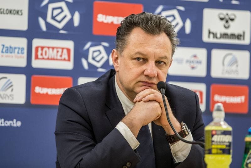 Football. Gornik Zabrze. Press Conference. 03.02.2022