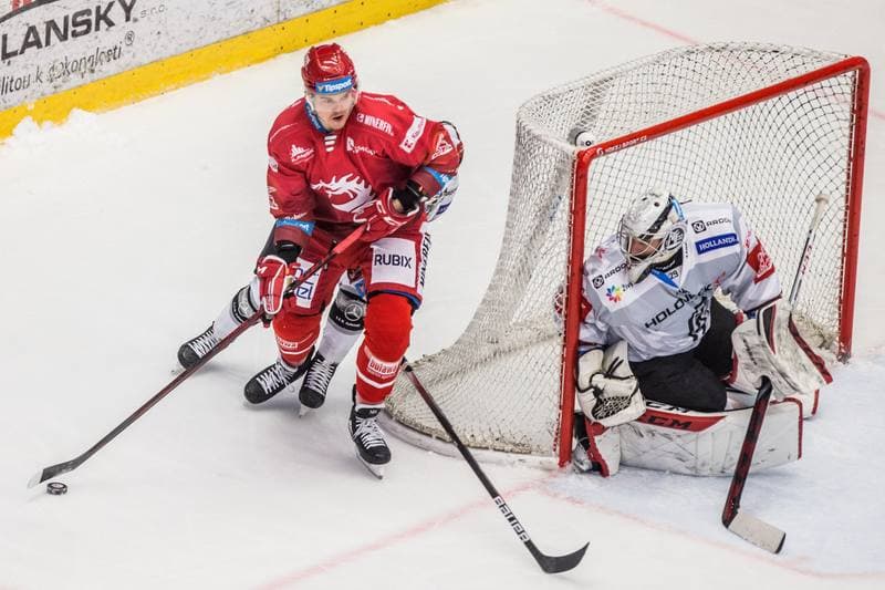 Ice Hockey. Tipsport Extraliga. Ocelari Trinec - Energie Karlovy Vary. 21.02.2022