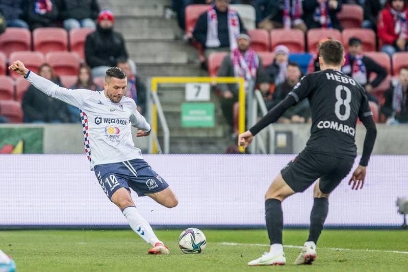Football. PKO BP Ekstraklasa. Gornik Zabrze - Cracovia Krakow. 06.03.2022