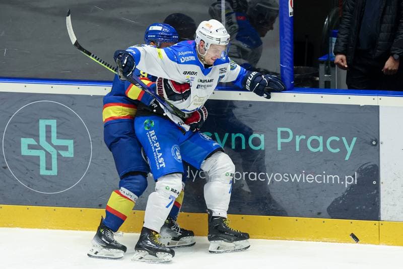 Ice Hockey. Tauron Hokej Liga. Re-Plast Unia Oswiecim - PZU Podhale Nowy Targ. 25.02.2024