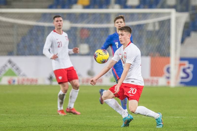 Football. UEFA Elite League. Poland - England. 25.03.2022