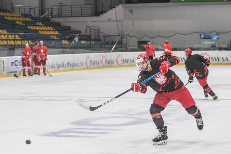 Ice Hockey. Poland national team. Training. 02.05.2021