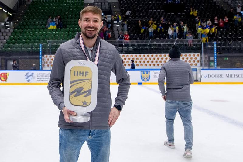 Ice Hockey. World Championship Division 1 Group B. Estonia - Ukraine. 01.05.2022
