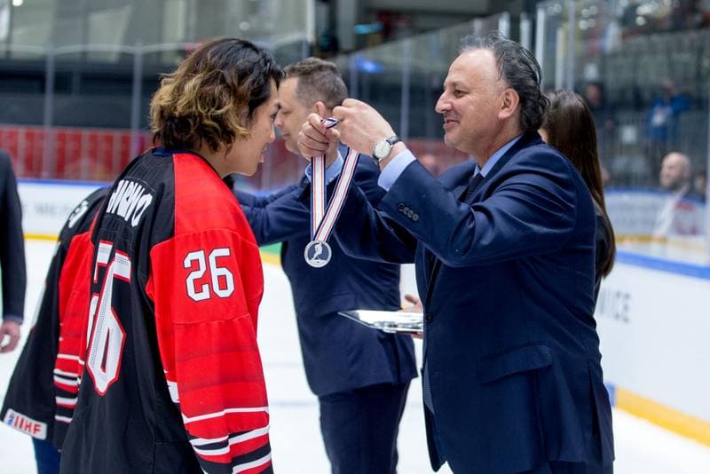 Ice Hockey. World Championship Division 1 Group B. Estonia - Ukraine. 01.05.2022