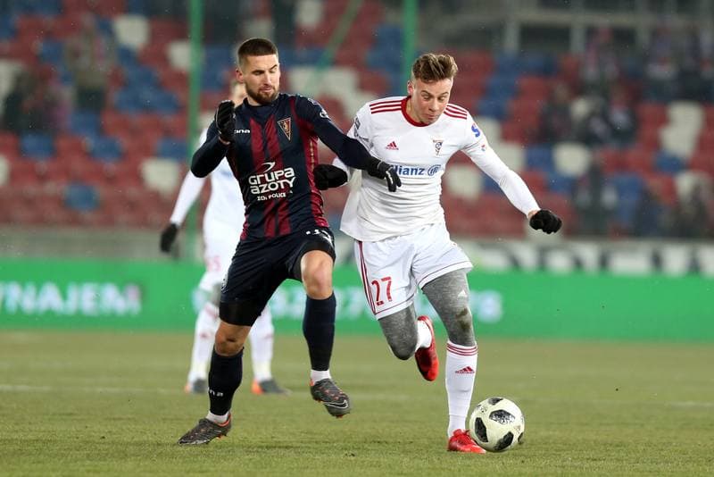 Football. Lotto Ekstraklasa. Gornik Zabrze - Pogon Szczecin. 28.02.2018