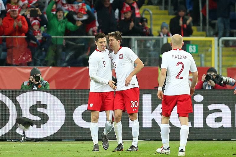 Football. International Friendly. Poland - South Korea. 27.03.2018