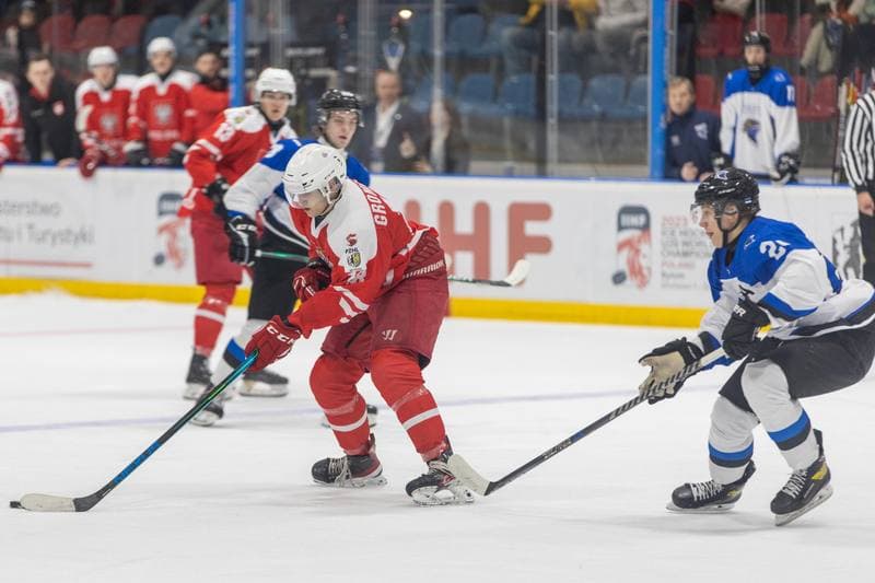 Ice Hockey. U20 World Championship Division 1B. Poland - Estonia. 11.12.2022