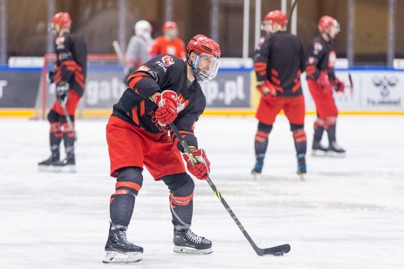 Ice Hockey. Poland national team. Training. 13.12.2022