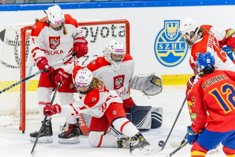 Ice Hockey. Women's U18 World Championship Division 1B. Poland - Spain. 13.01.2023