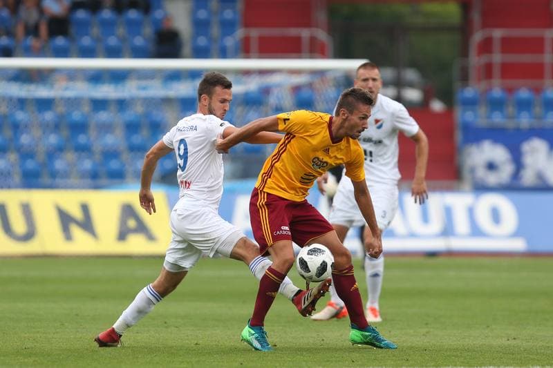 Football. Fortuna:Liga. Banik Ostrava - Dukla Praha. 25.08.2018