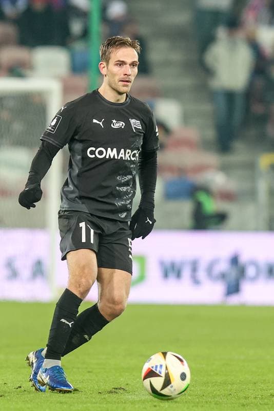 Football. PKO BP Ekstraklasa. Gornik Zabrze - Cracovia Krakow. 28.02.2025