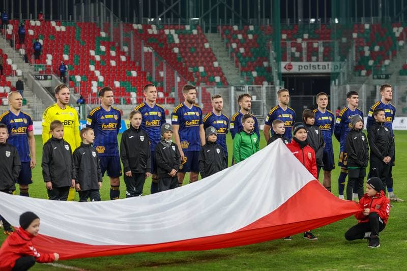 Football. Fortuna I Liga. Zaglebie Sosnowiec - Arka Gdynia. 12.11.2023