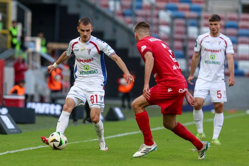 Football. PKO BP Ekstraklasa. Gornik Zabrze - Widzew Lodz. 27.04.2025