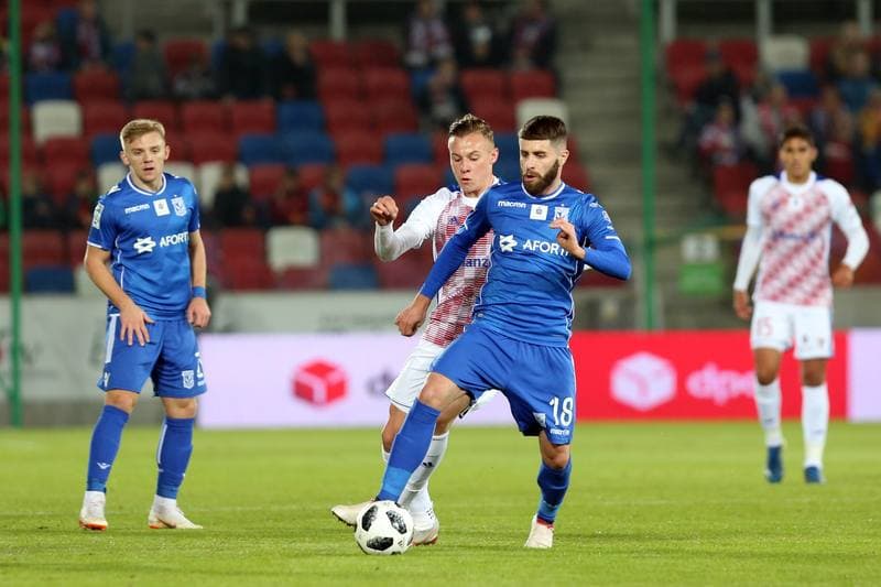 Football. Lotto Ekstraklasa. Gornik Zabrze - Lech Poznan. 05.10.2018