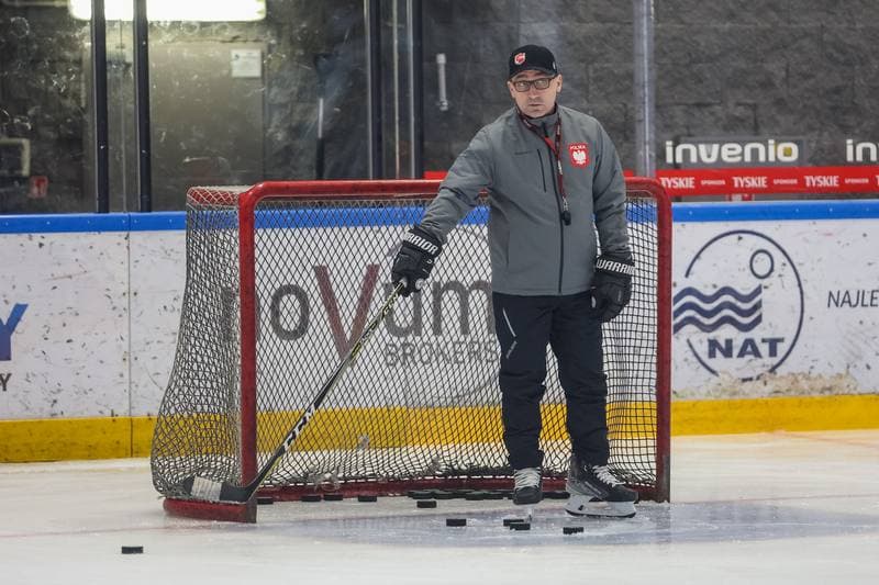 Ice Hockey. Poland national team. Training. 10.04.2023