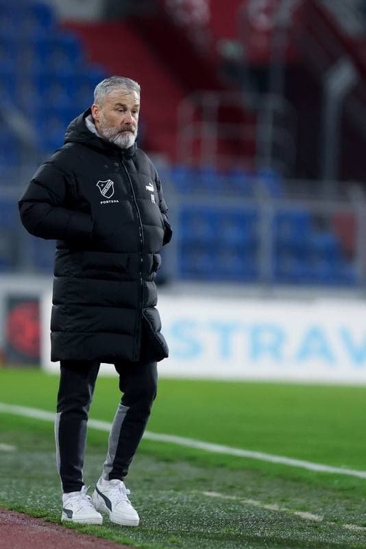 Football. Fortuna:Liga. Banik Ostrava - Viktoria Plzen. 13.02.2024
