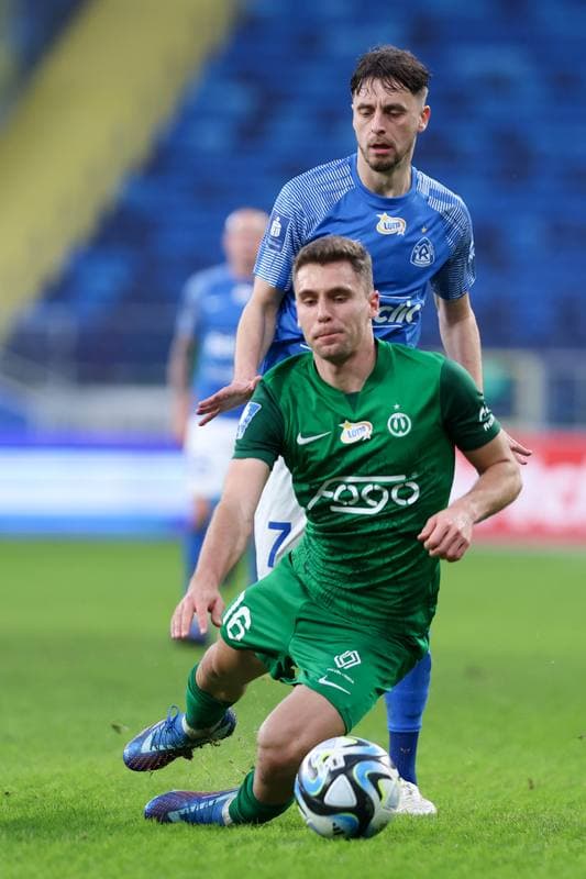 Football. PKO BP Ekstraklasa. Ruch Chorzow - Warta Poznan. 17.02.2024
