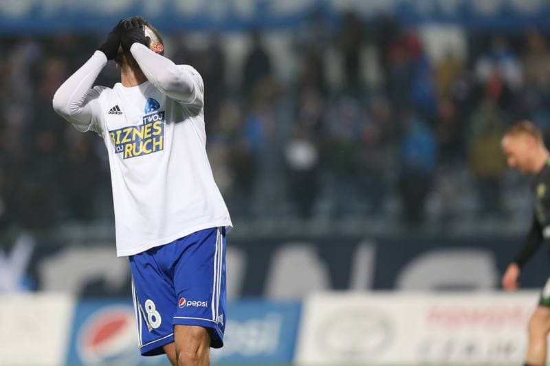 Football. II Liga. Ruch Chorzow - Gornik Leczna. 01.12.2018