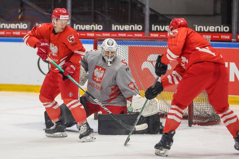 Ice Hockey. Poland national team. Training. 24.04.2023