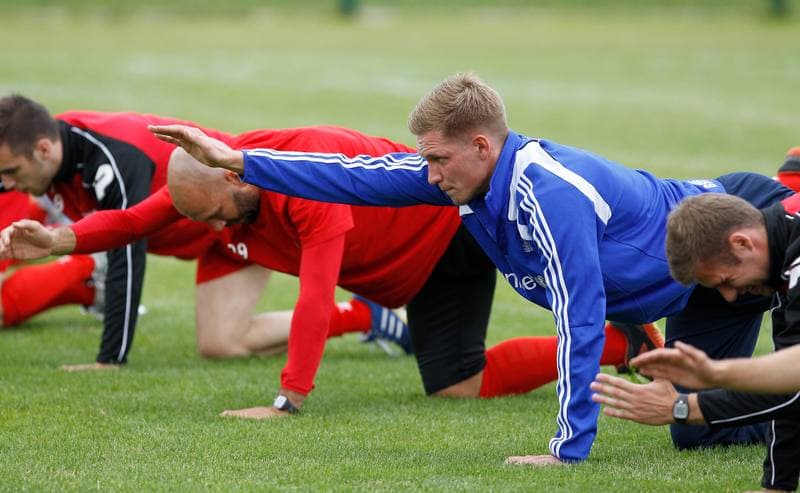 Football. Zaglebie Sosnowiec. Training. 25.06.2015