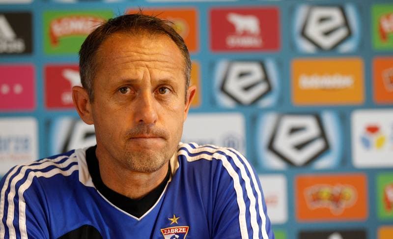 Football. Gornik Zabrze. Press Conference. 22.11.2013