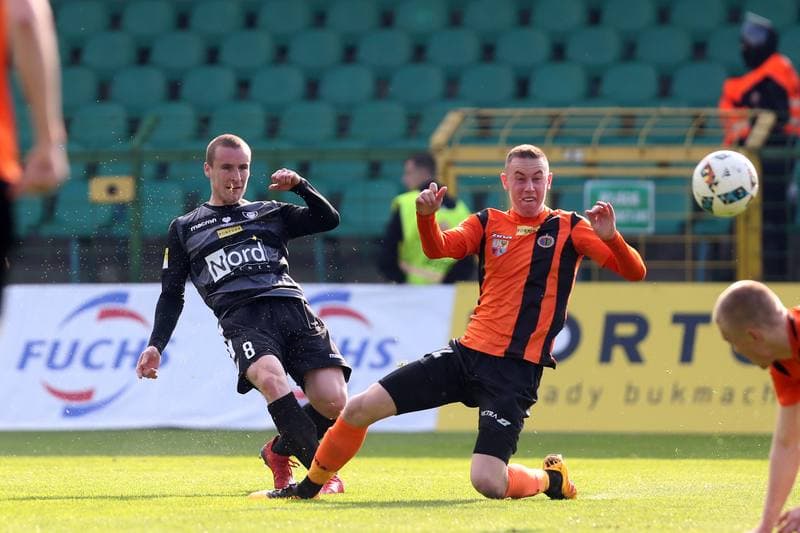 Football. Fortuna I Liga. GKS Katowice - Chrobry Glogow. 07.04.2019